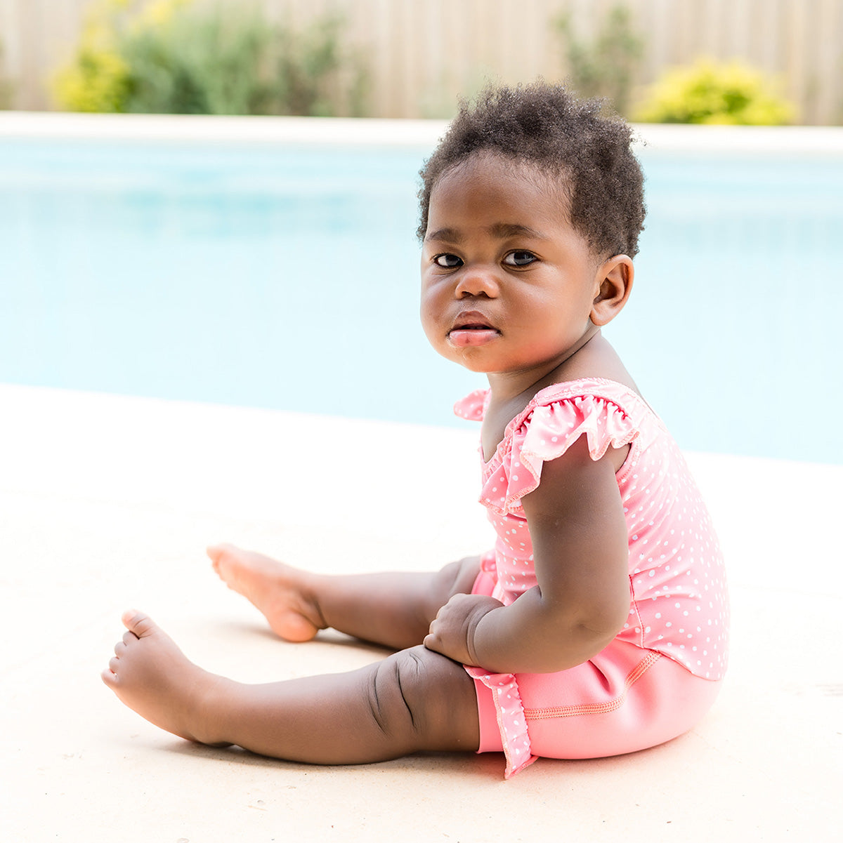 Happy Nappy™ Costume with Frills Pink Dotty