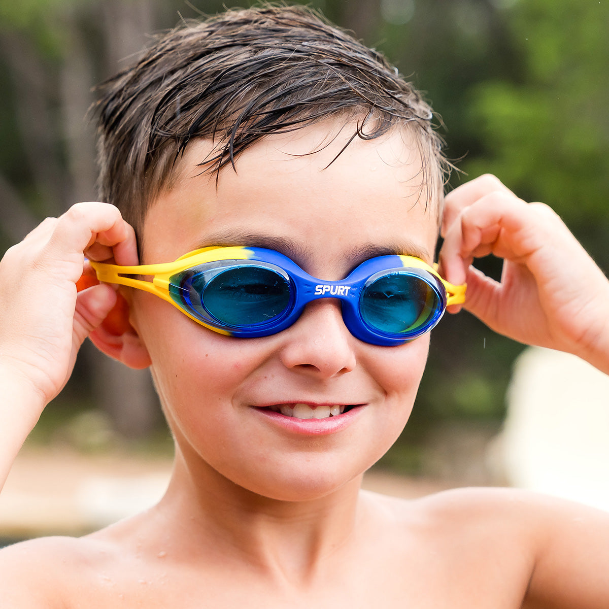 Junior Goggles Marlin Sport Yellow/Blue 6-14 Years