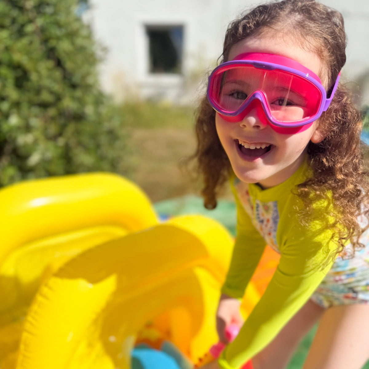 Junior Goggles Snapper Mask Pink/Purple 6-14 Years