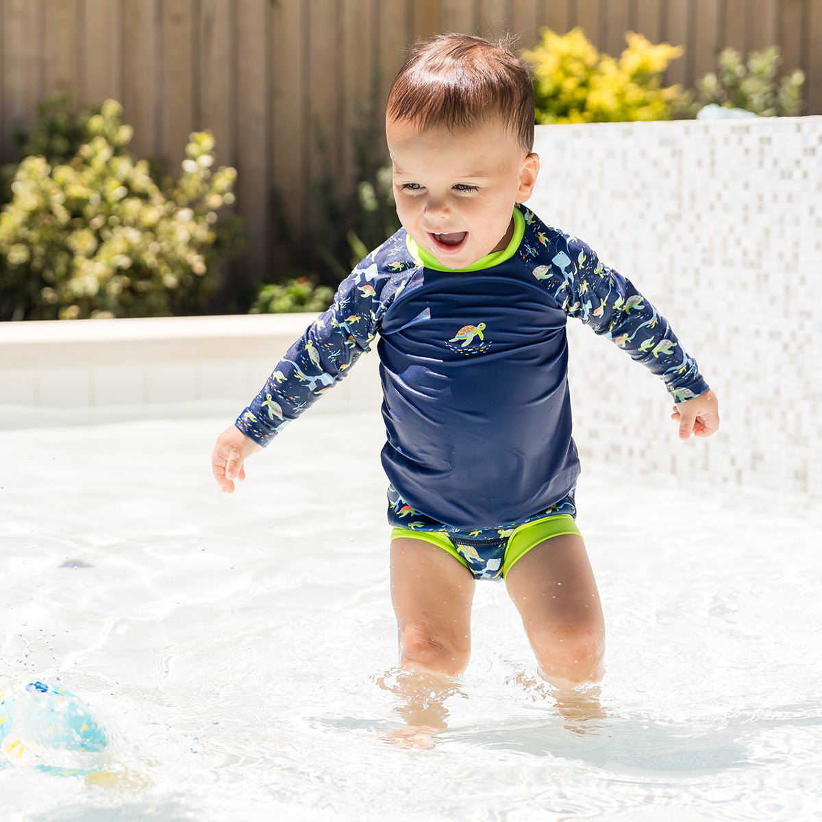 Long Sleeve Rash Vest Turtle Tide