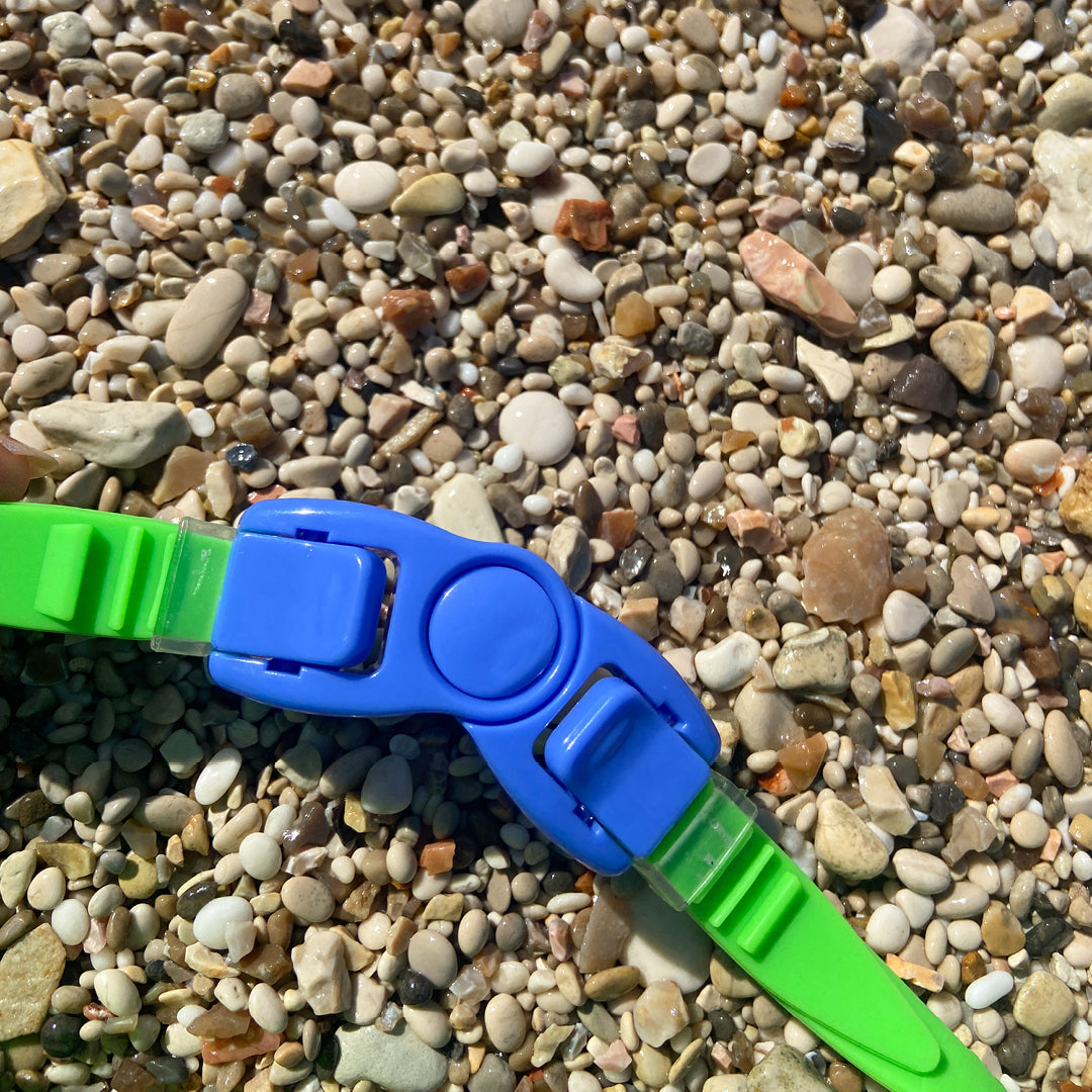 Junior Goggles Snapper Mask Green/Blue 6-14 Years