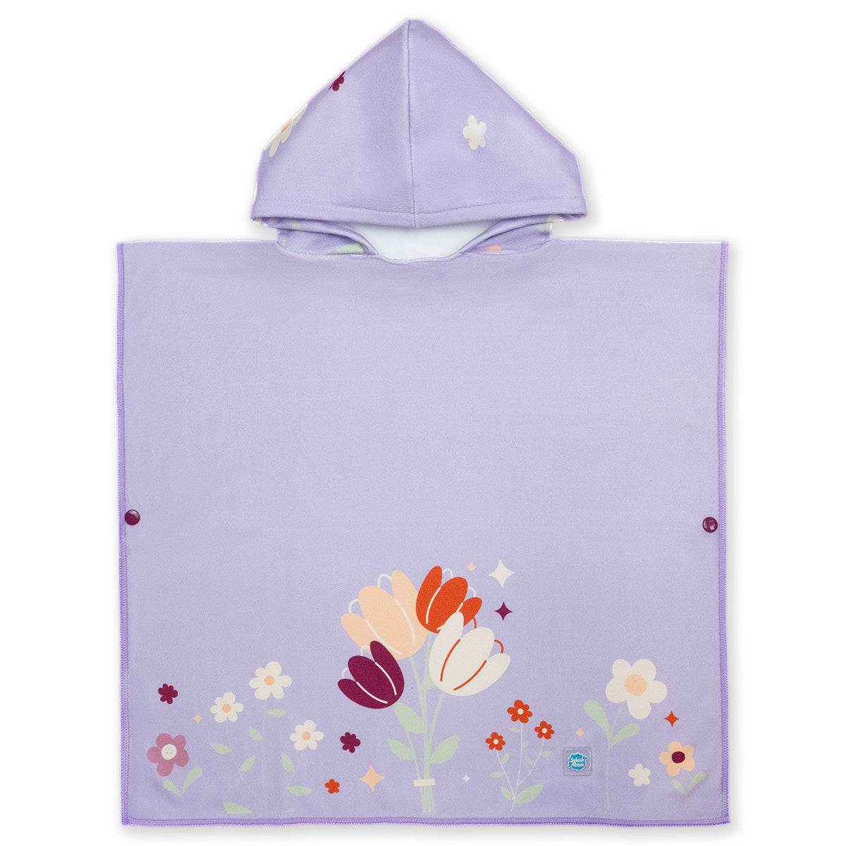 Poncho-Handtuch Lila Frühling
