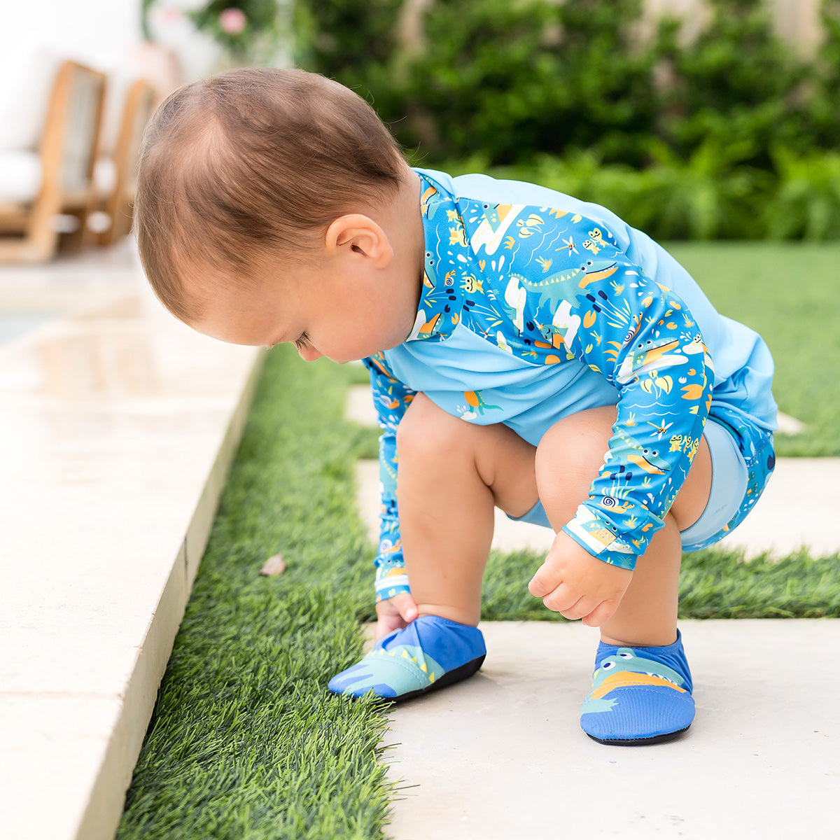 Kids Beach Shoes Crocodile Swamp