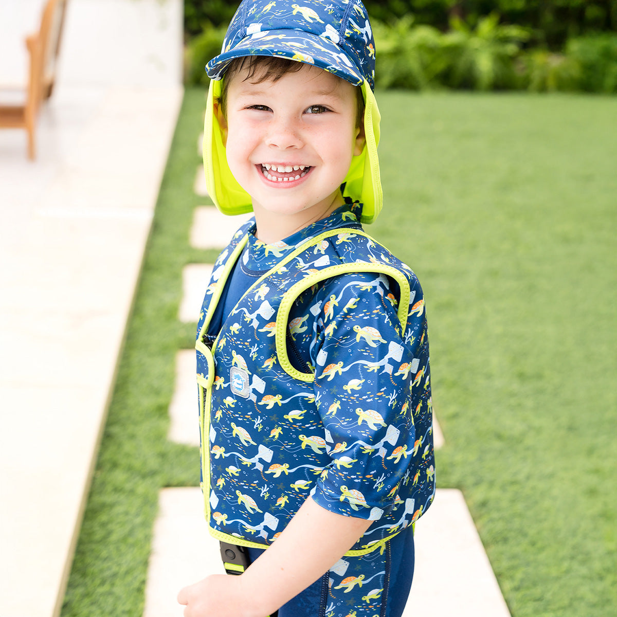 Go Splash Swim Vest Turtle Tide