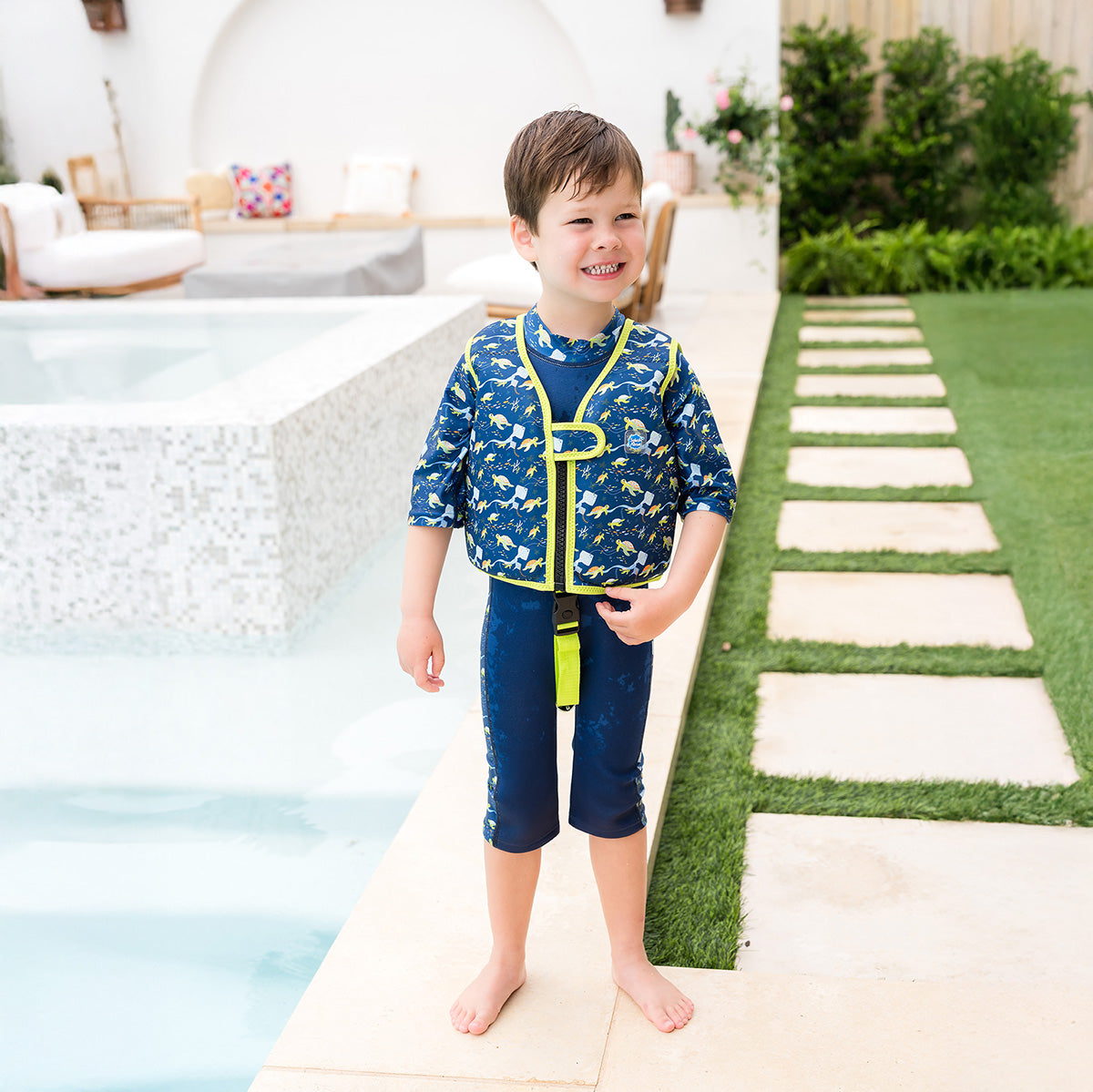 Go Splash Swim Vest Turtle Tide