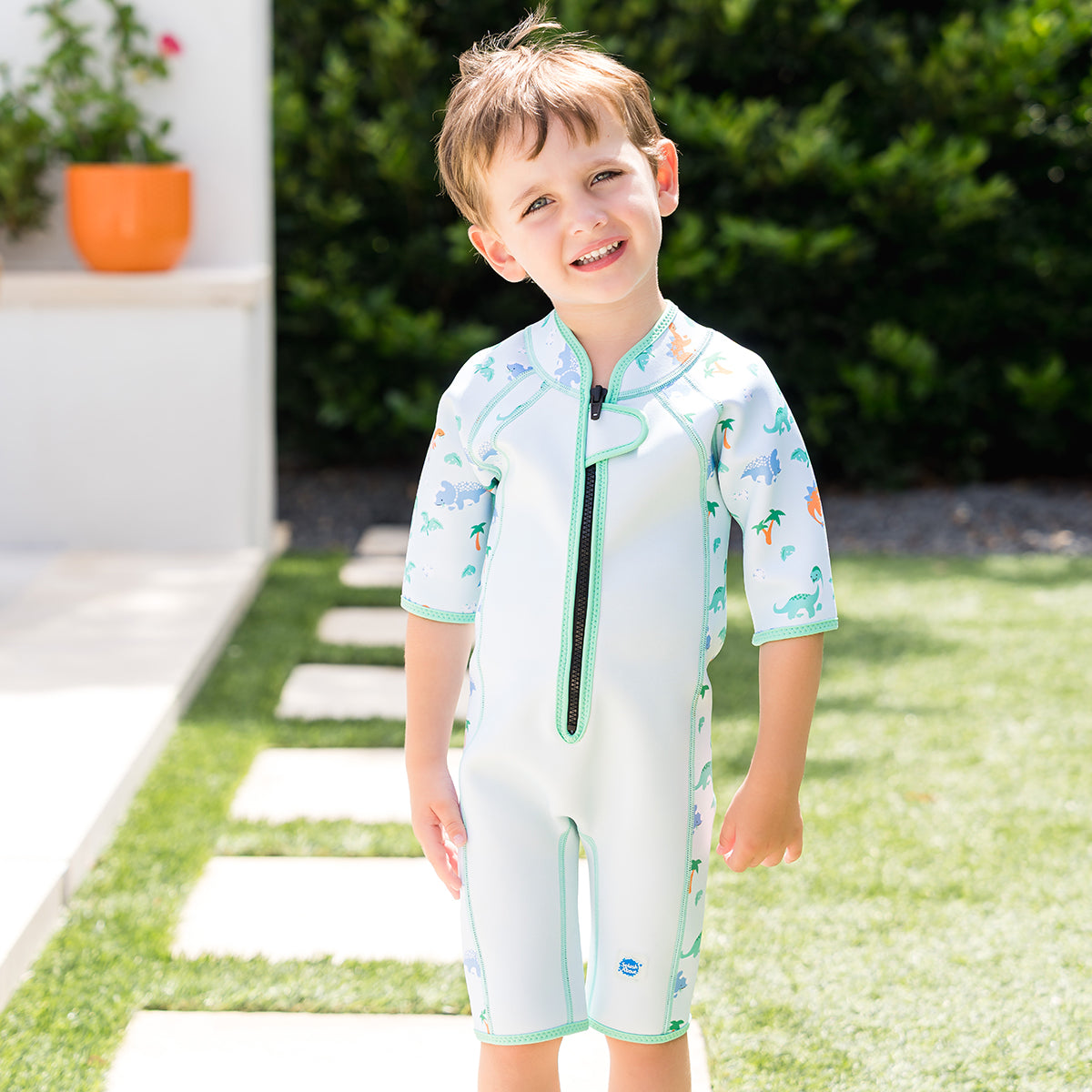 Kinder-Shorty-Neoprenanzug Shark Reef
