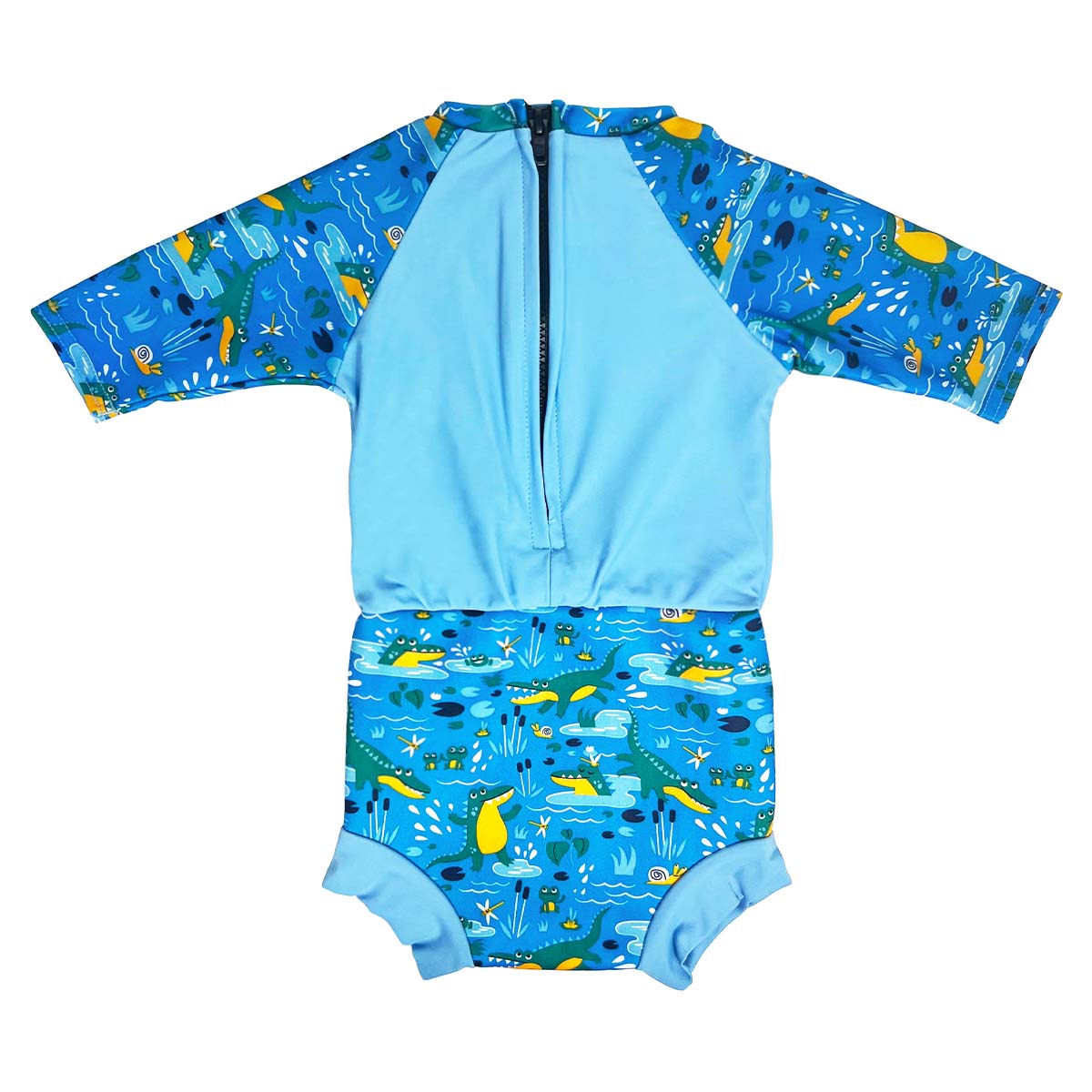 Happy Nappy™ Sunsuit Crocodile Swamp