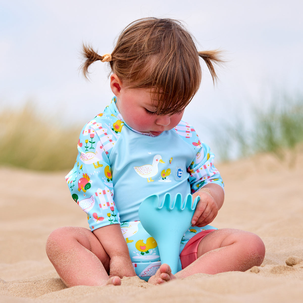 Happy Nappy ™ Sunsuit Little Ducks