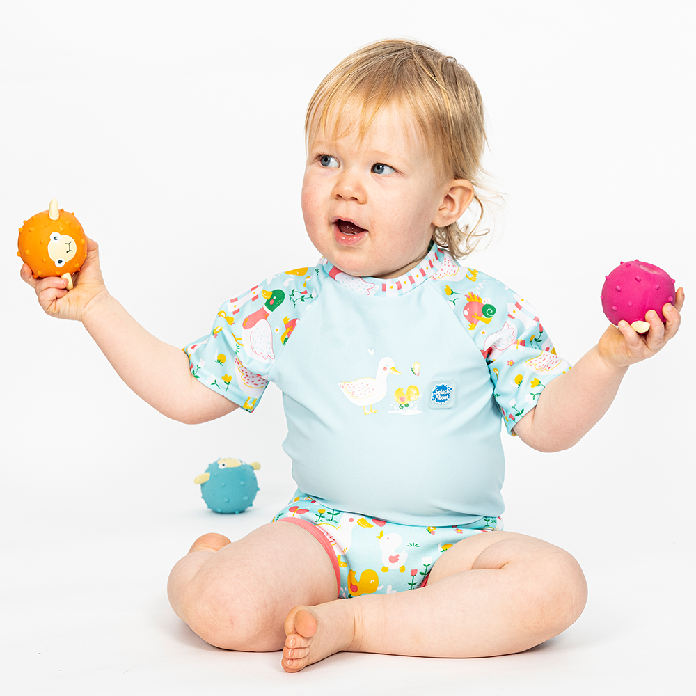Happy Nappy ™ Sunsuit Little Ducks