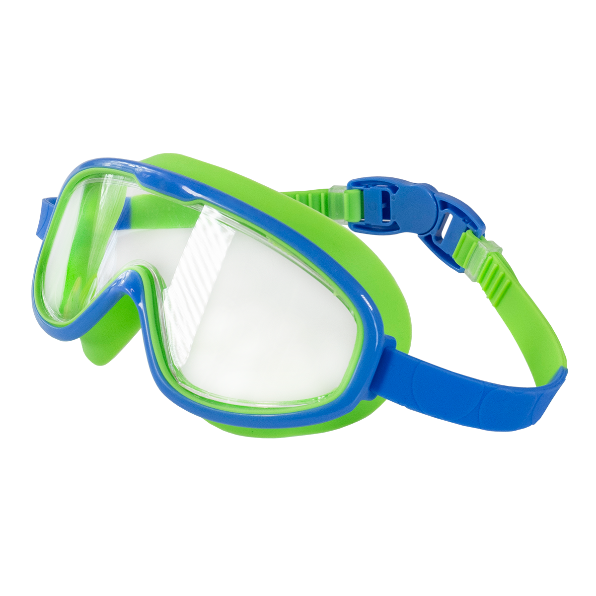 Junior Goggles Snapper Mask Green/Blue 6-14 Years