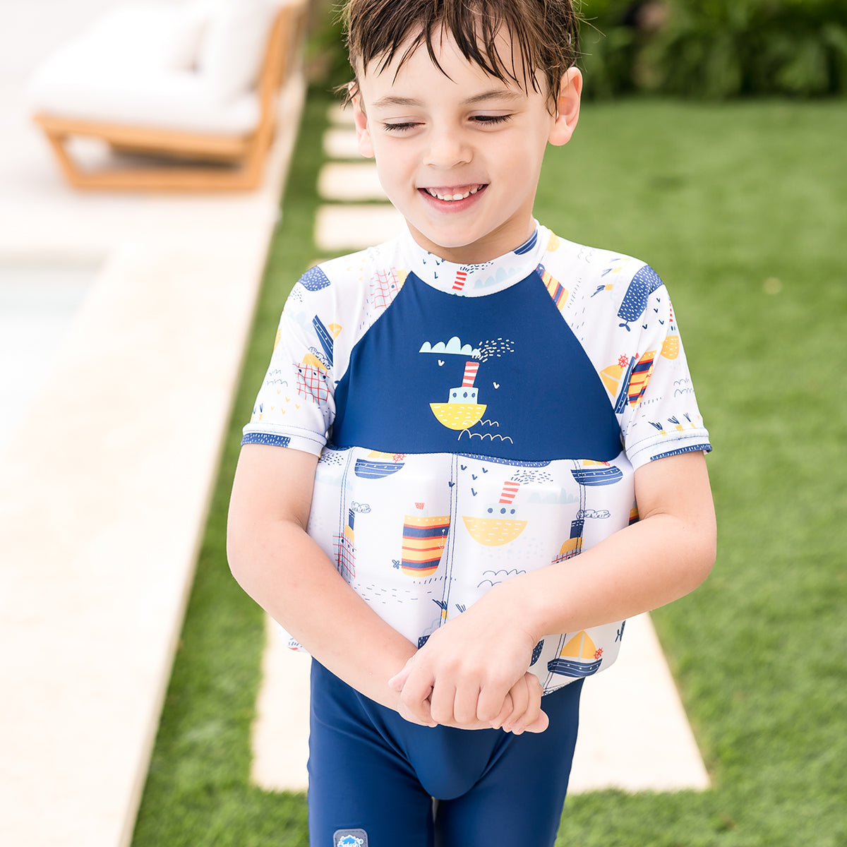 Sleeved Floatsuit Tug Boats