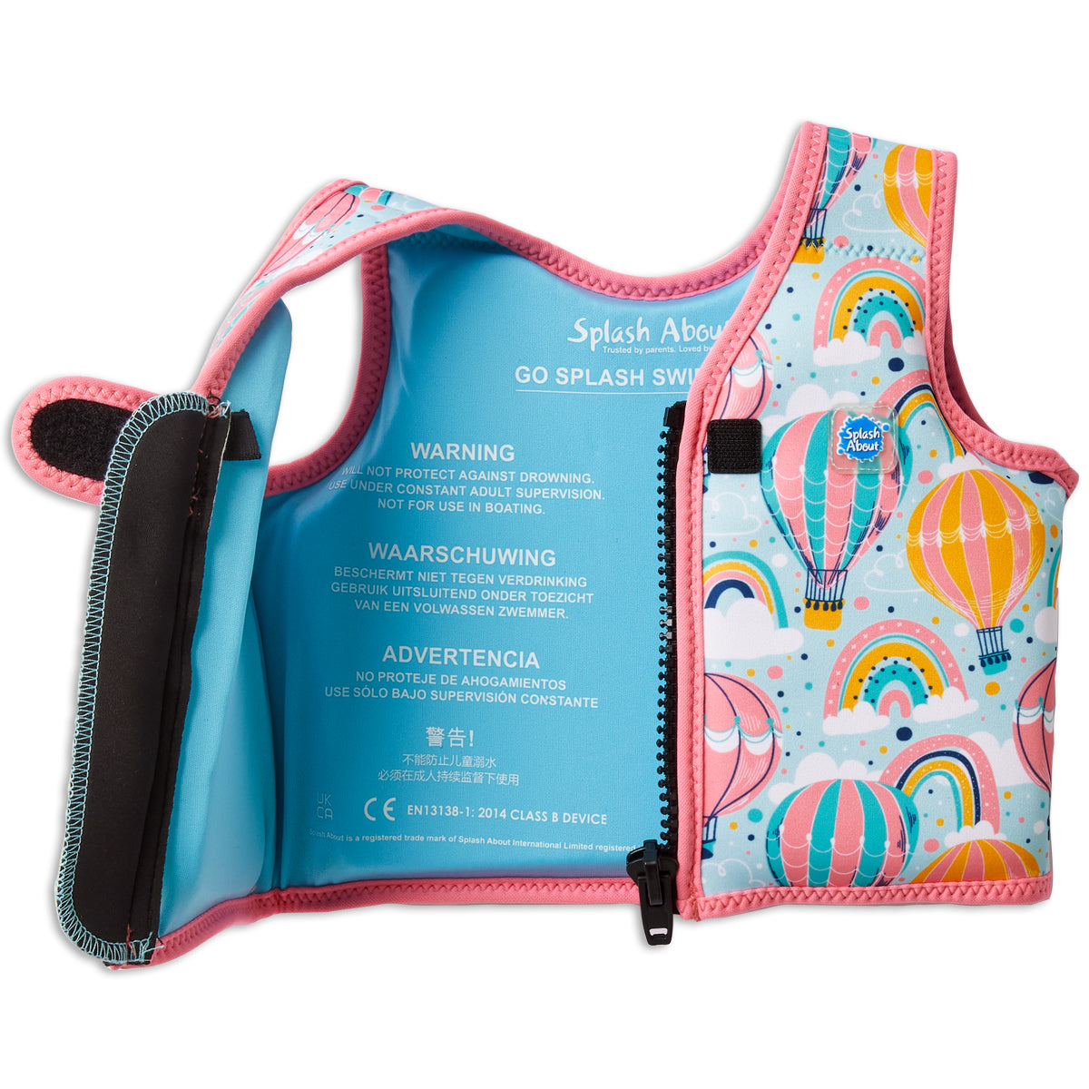 Go Splash Swim Vest Over the Rainbow