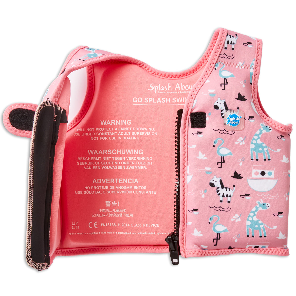 Go Splash Swim Vest Pink Ark
