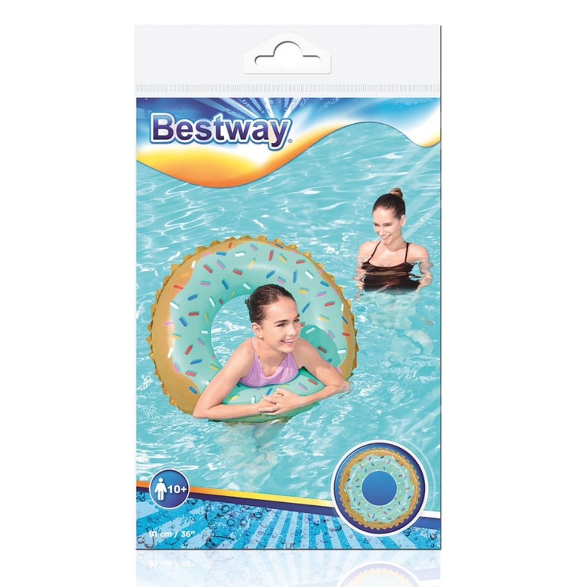 Sweet Donut Swim Ring 36"