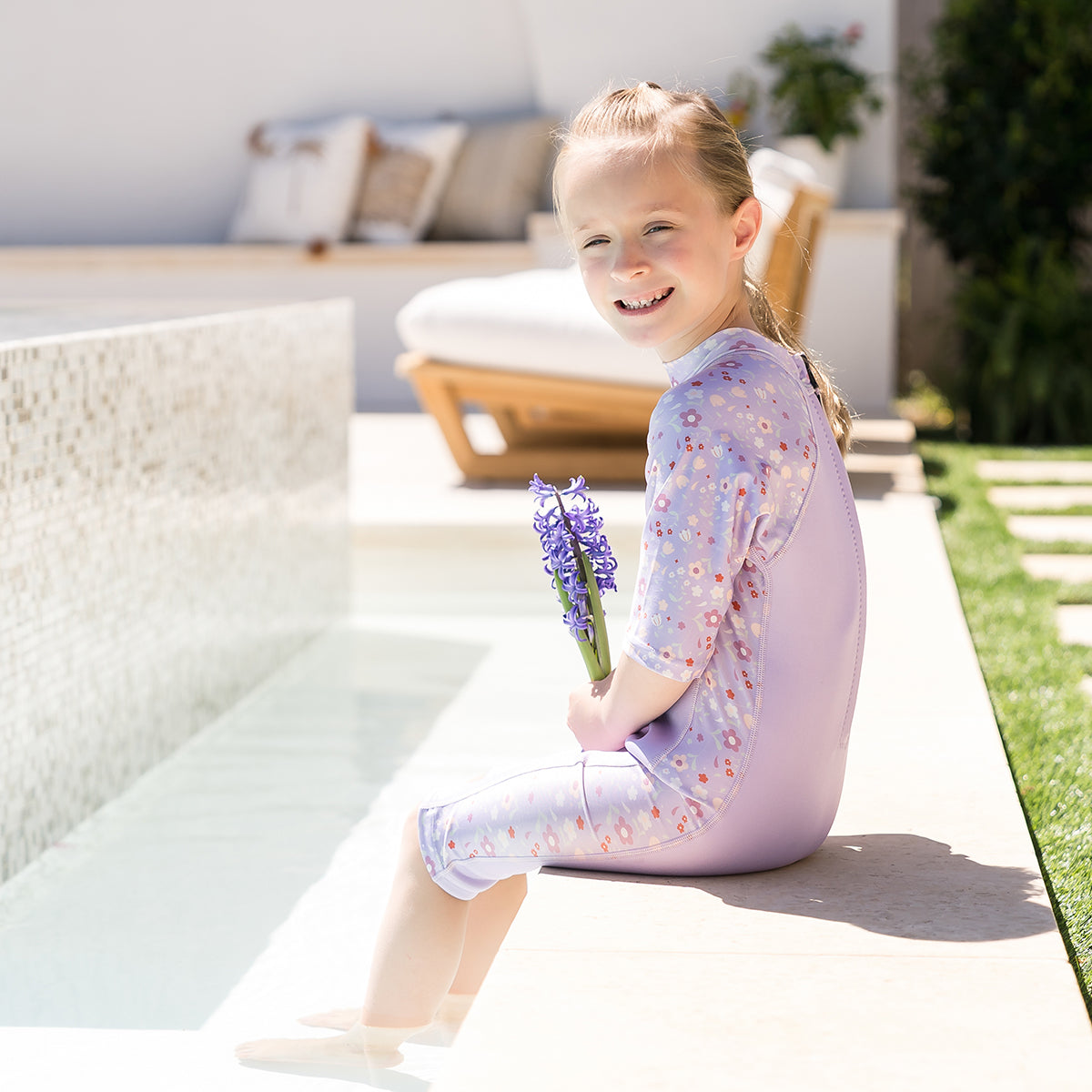 UV Sun & Sea Suit Lilac Spring