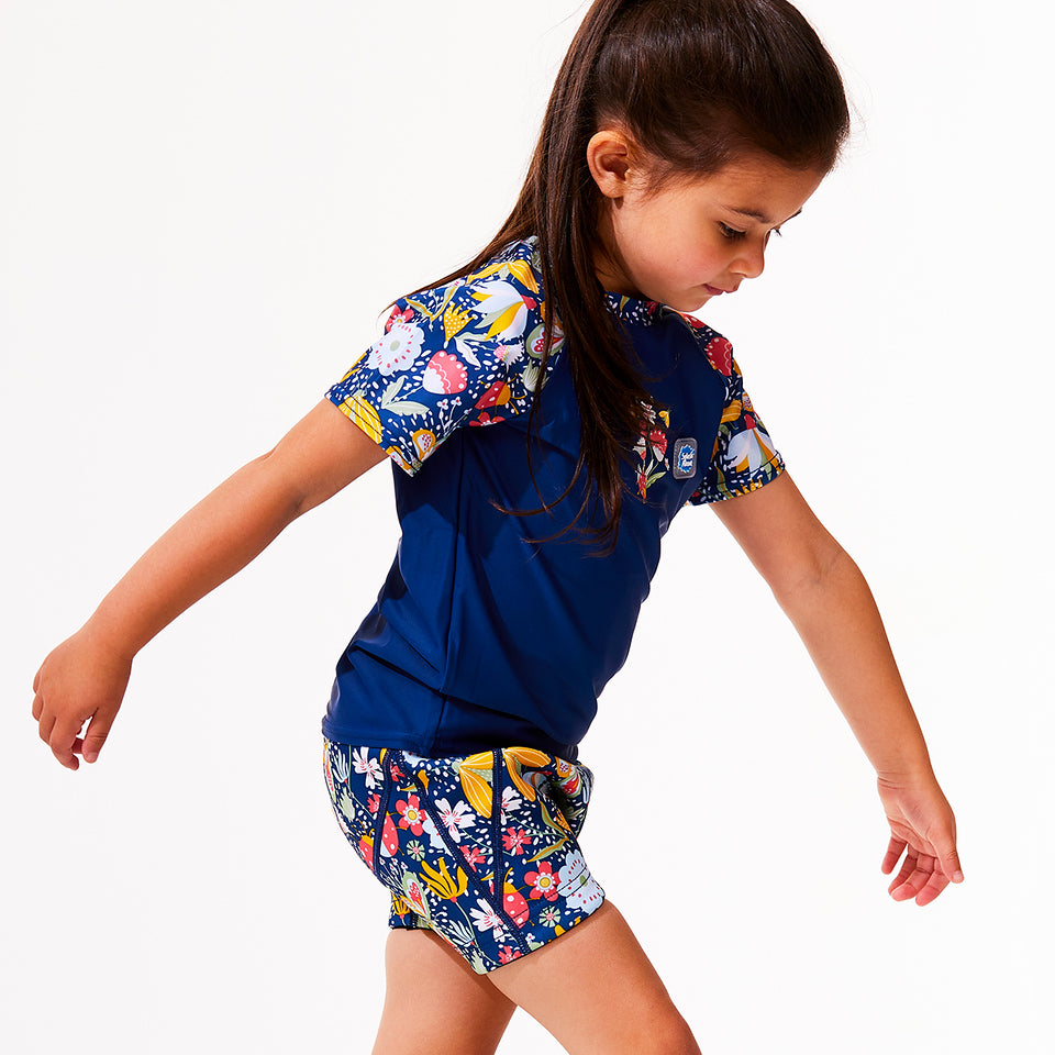 Short Sleeve Rash Vest Garden Delight