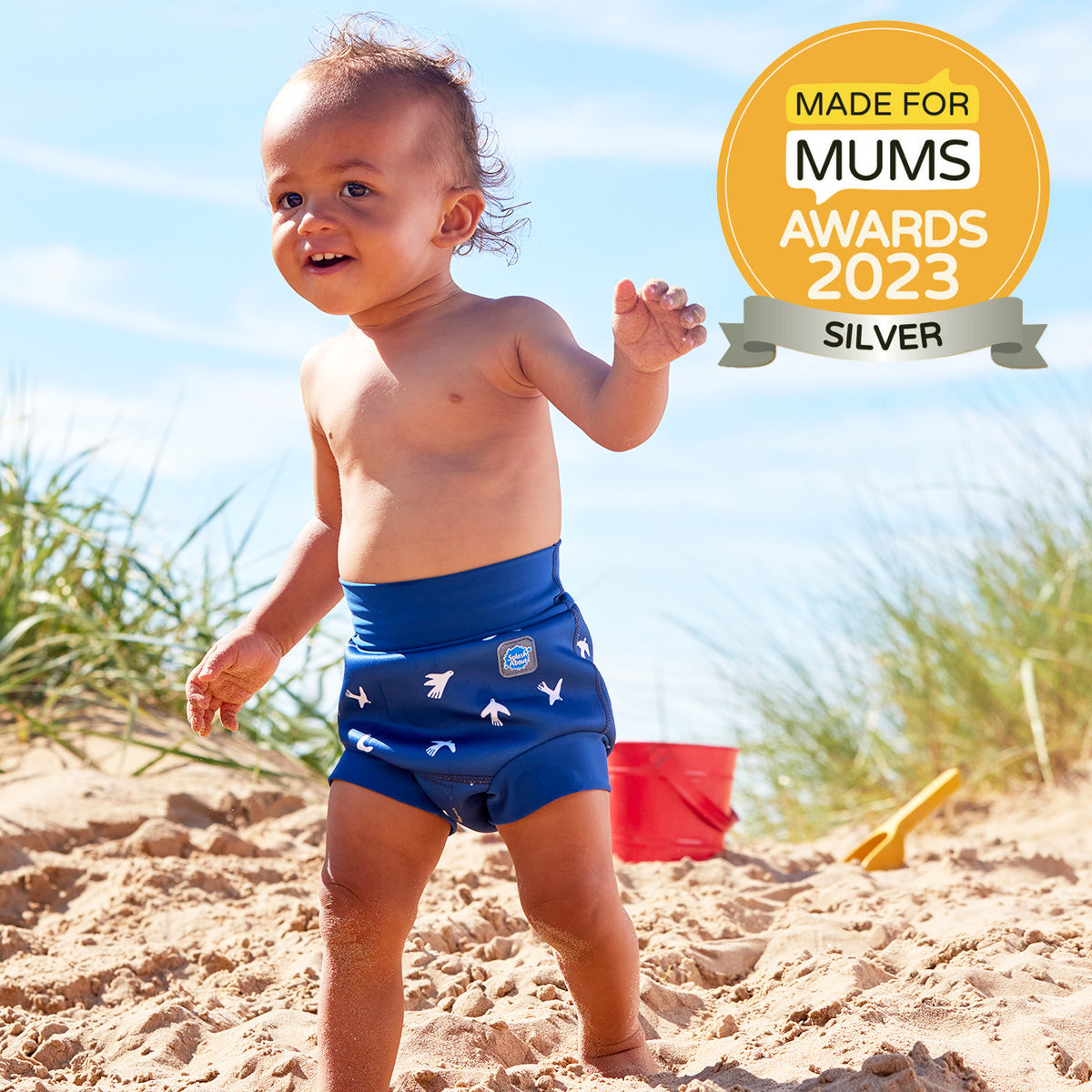 Happy Nappy Duo™ White Birds