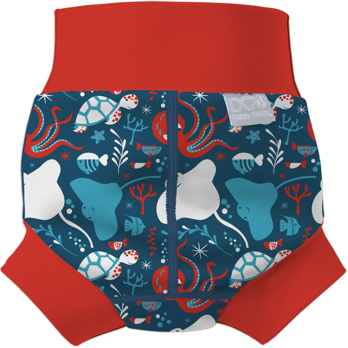Happy Nappy Duo™ Under the Sea Red