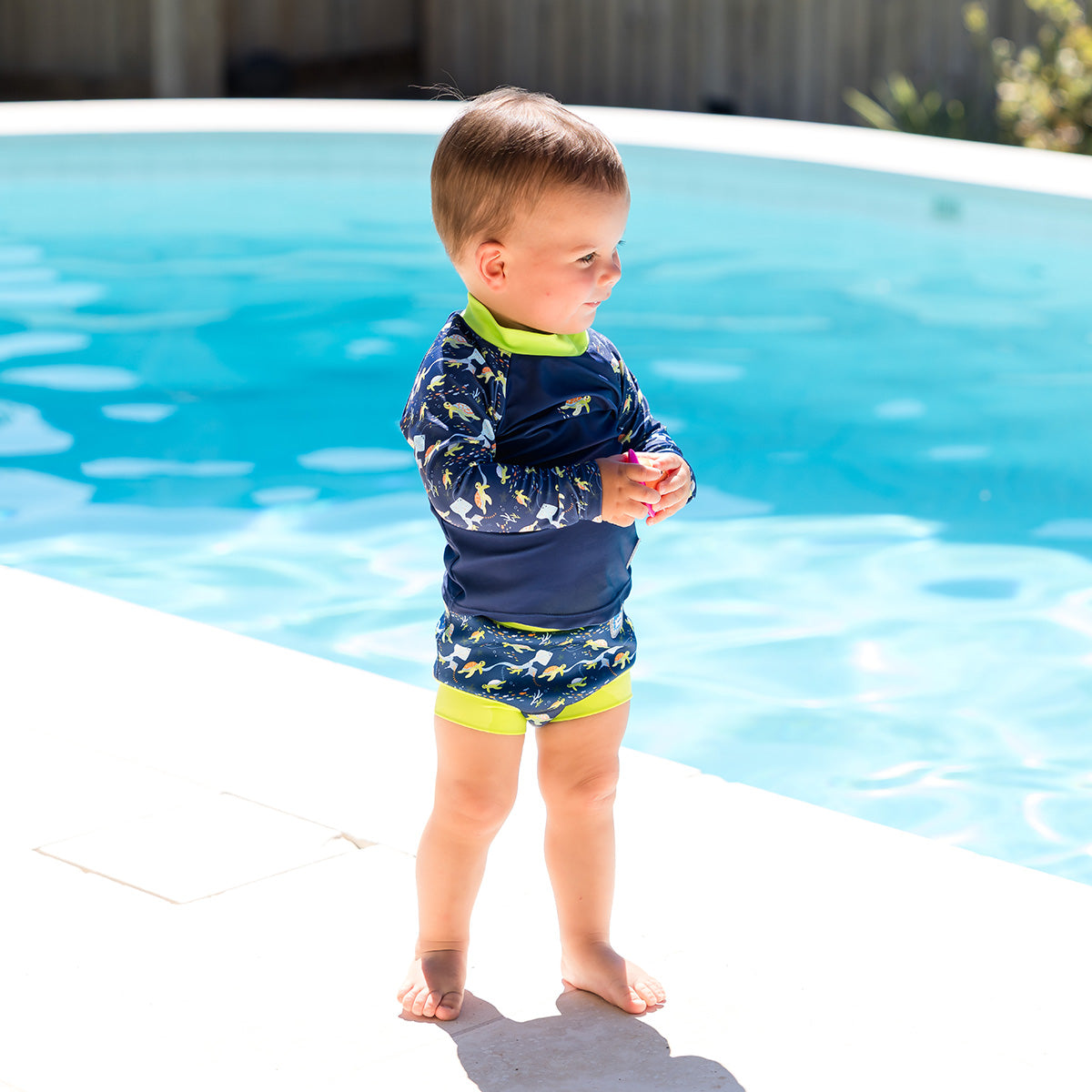 Long Sleeve Rash Vest Turtle Tide