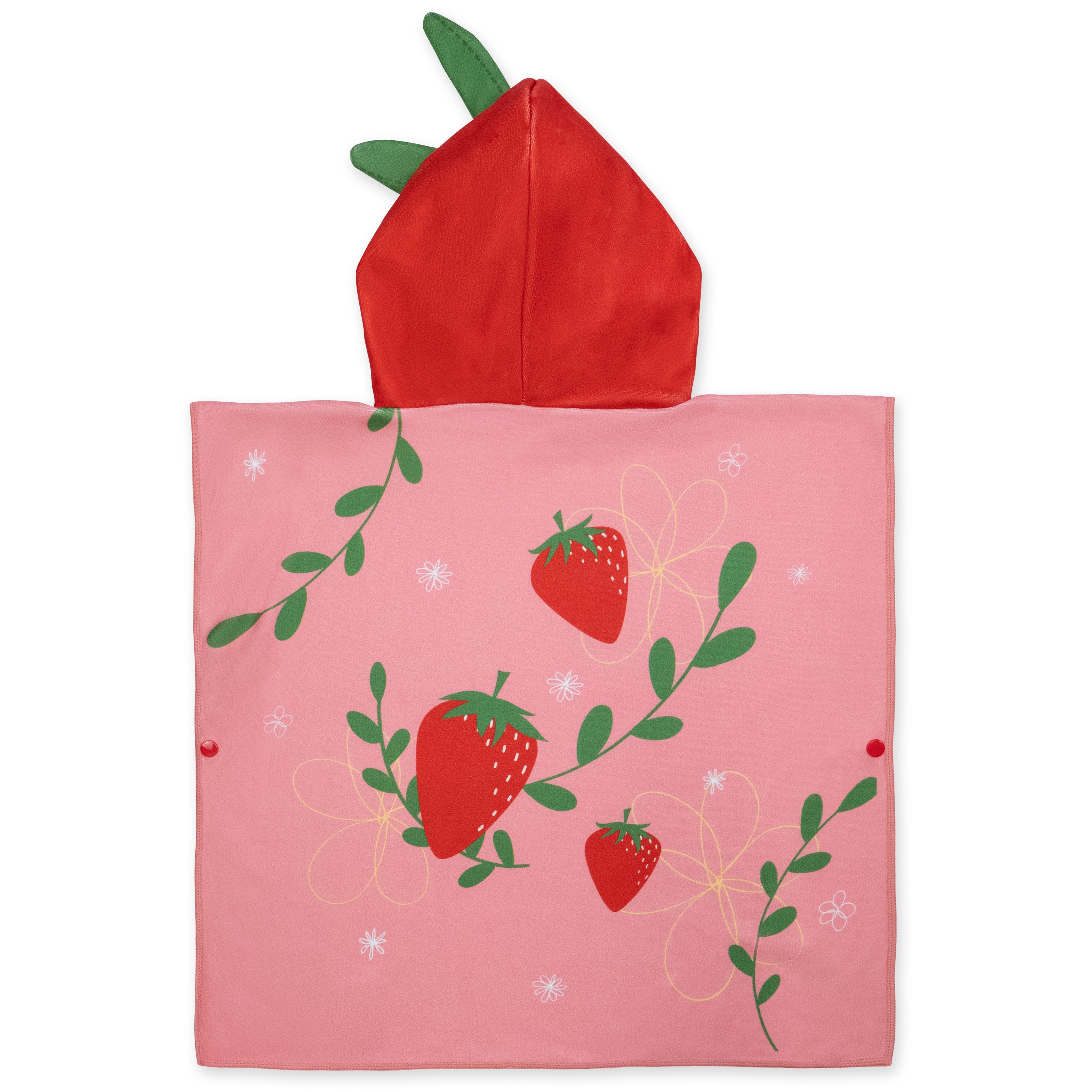Serviette Poncho Fraise des Champs