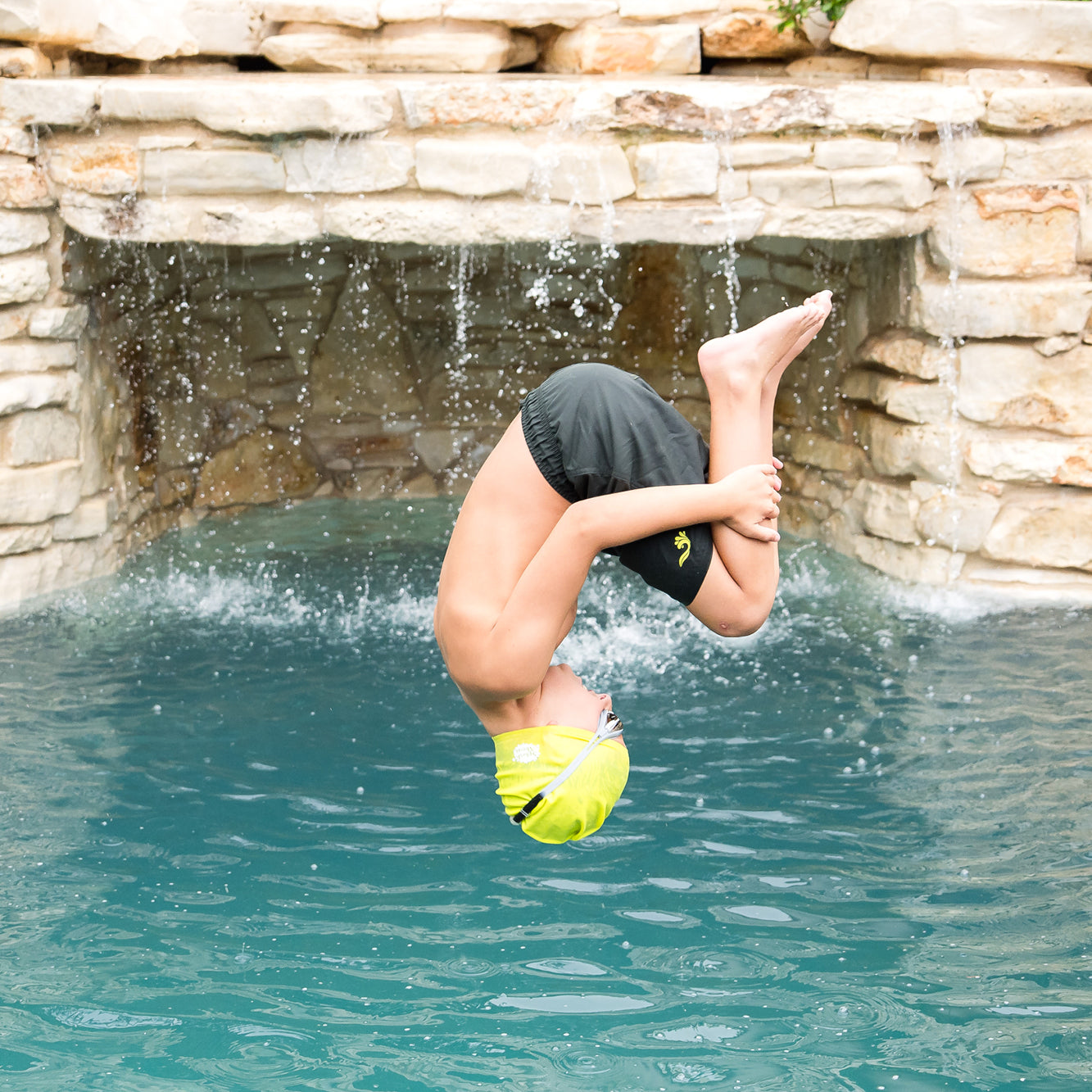 Boys Swim Shorts Forest Green
