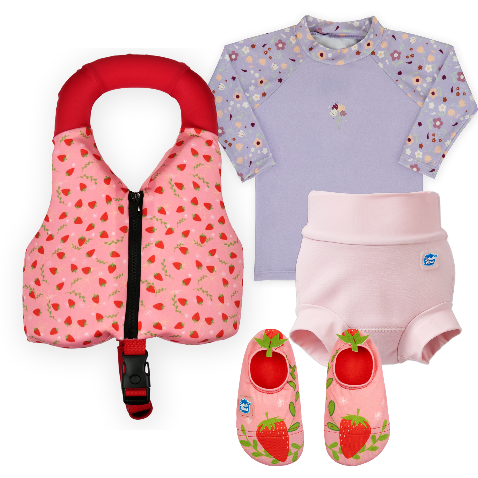 Early Years Swim Vest, Happy Nappy™,Rash Vest & Beach Shoes Bundle
