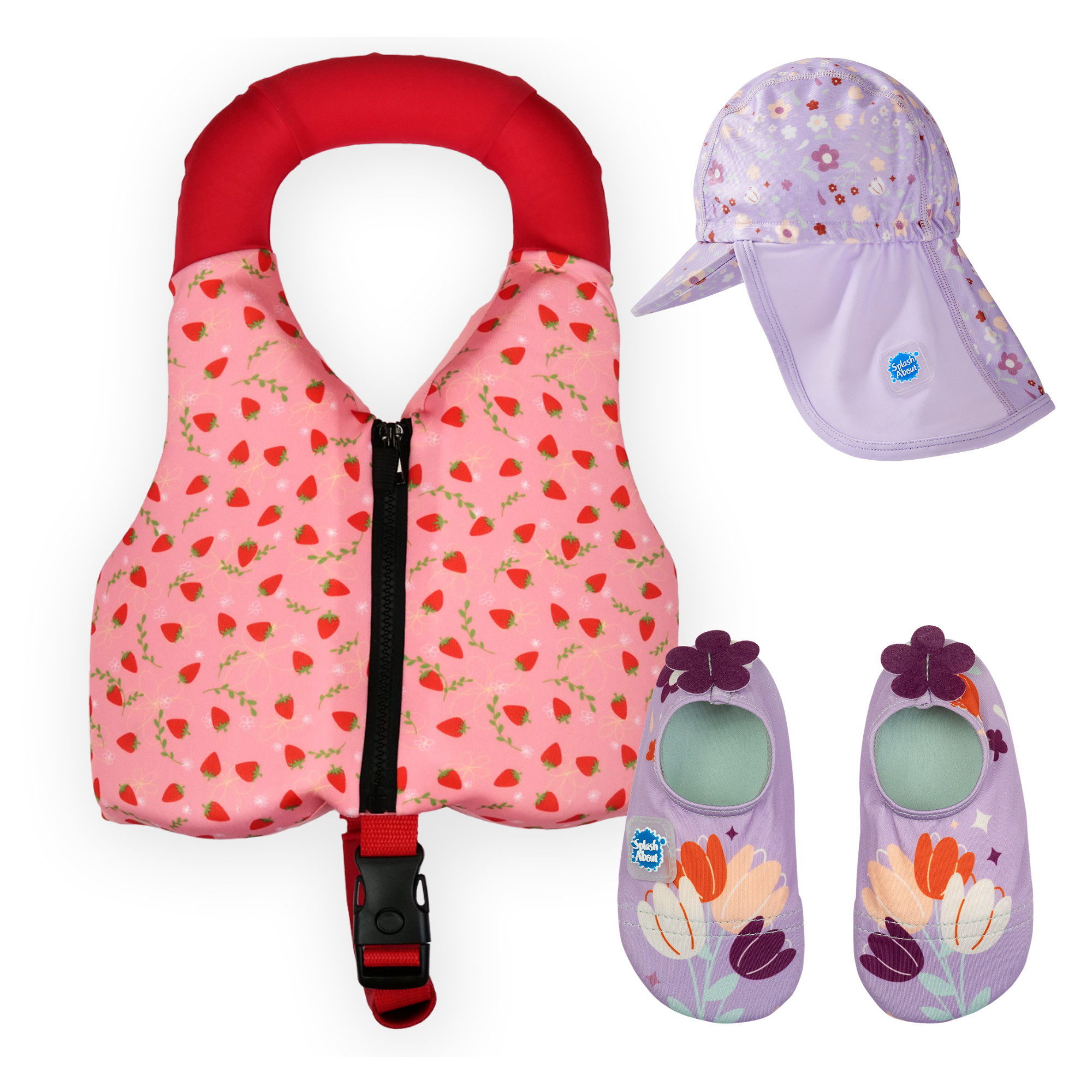 Early Years Swim Vest, Legionnaire Hat & Beach Shoes Bundle